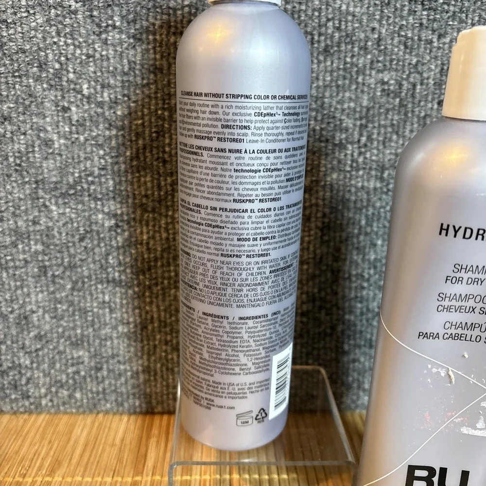 2~Rusk PRO Hydrate01 Shampoo for Dry Hair